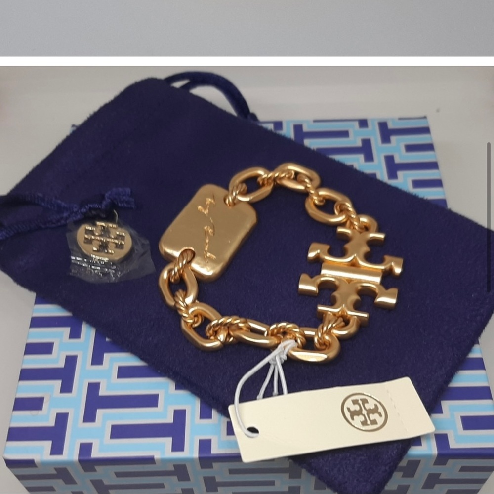 Tory Burch Gold Chunky Bracelet